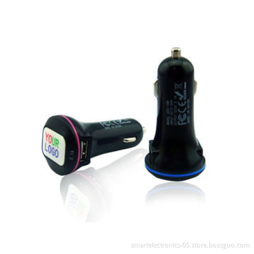 Car Charger, Free Package, Printing, 2-year Warranty, Custom Available, 5A, 1.0/2.1A, Grade A